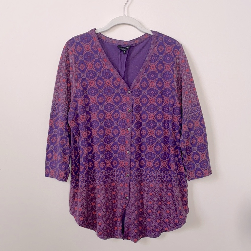 Lucky Brand 3/4 Length Top